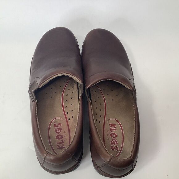 Klogs USA Women's Brown Clog Shoes size 9.5 M Leather Upper Comfort Slip on - Picture 9 of 12